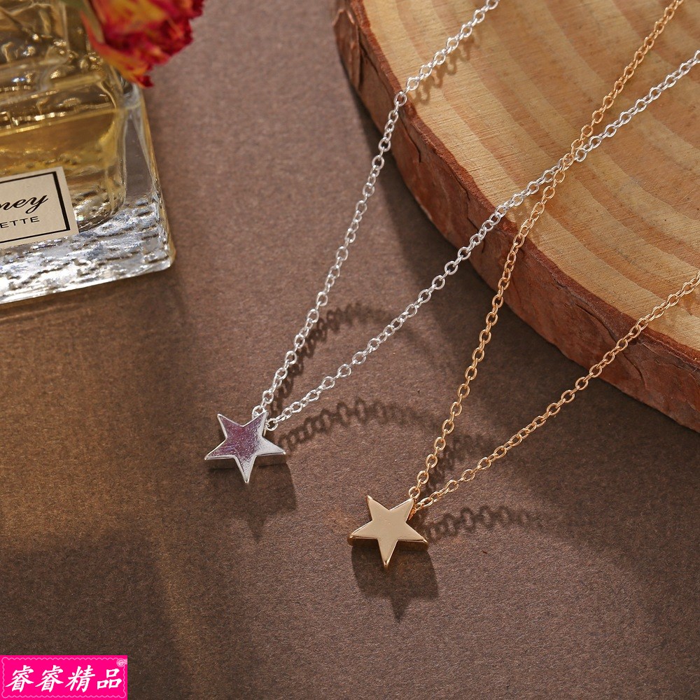 fashion pendant short necklace female clavicle chain jewelry-图1