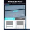 Vertical hole plate storage rack floor-standing e-sports room decorative metal storage rack without punching computer desktop transformation