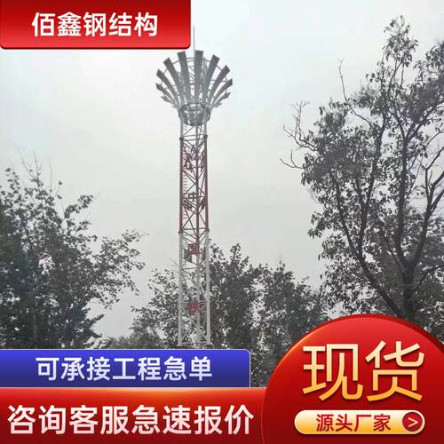 钢结构工艺装饰塔 装饰塔楼顶美化工艺塔 美化公园观光工艺塔 - 图2