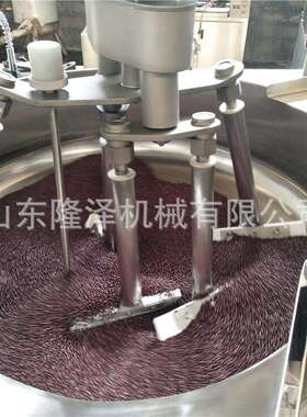 自动炒面机器 小麦面粉油茶面炒锅 加工凉粉机设备 大型行星炒锅