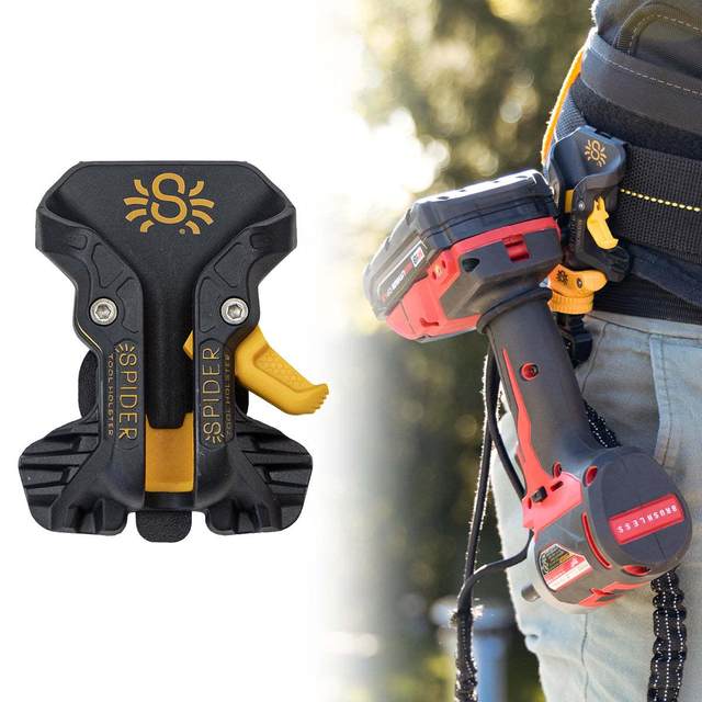 Spider wolf spider tool quick hang electric drill impact drill suspension portable waist hang storage electrician belt hook