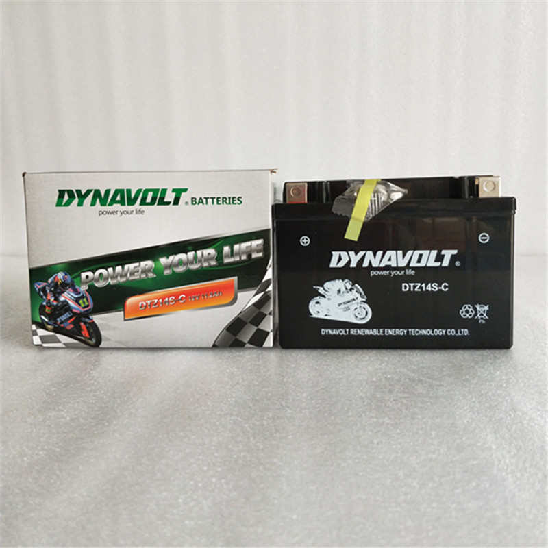 猛狮免维护摩托车蓄电池YTX12v14ZS(11.2A)通用XVZ1300鑫源X5电瓶 - 图0