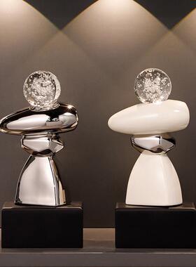 时来运转摆件客厅电视柜酒柜玄关轻奢高级装饰品办公室