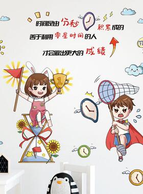 新款直销励志墙贴公室学校寝室装饰公司团队标语企业文化墙贴纸激