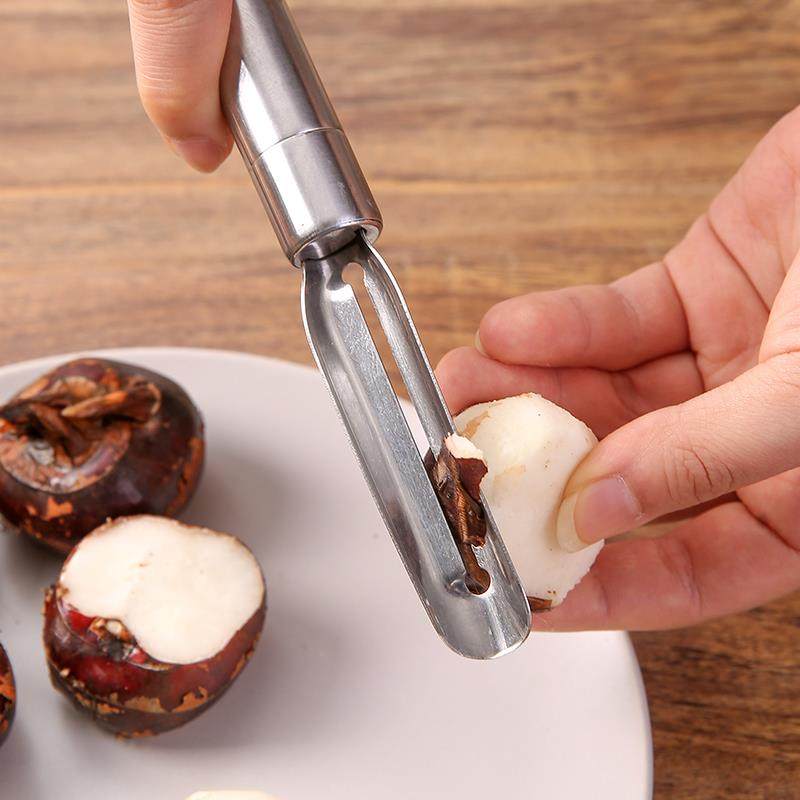 削马蹄专用刀马蹄削皮不锈钢双头二合一马蹄打盖工具刨老式荸荠水,淘宝优惠券,粉丝福利购,淘宝优惠卷