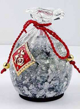 新款上市银色金箔福袋摆件创意中式摆件热销东南亚市场越南马来