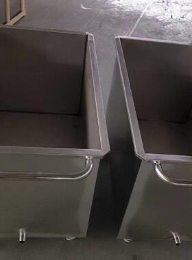 不锈钢水箱储水箱储物箱工业储水桶移动式手推车浸泡池不锈钢桶