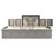 Paint display cabinet museum glass display cabinet booth cultural relics antique calligraphy and painting art display cabinet corporate exhibition hall
