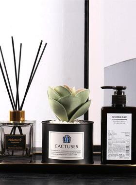 现代tb-63792柜简约样板房卫间浴室摆洗手台套装件生陶瓷托盘香薰