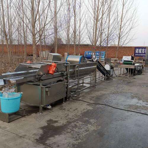 供应段菜碎菜清洗线生姜菠菜土豆条清洗设备气泡双重洁净清洗机 - 图0