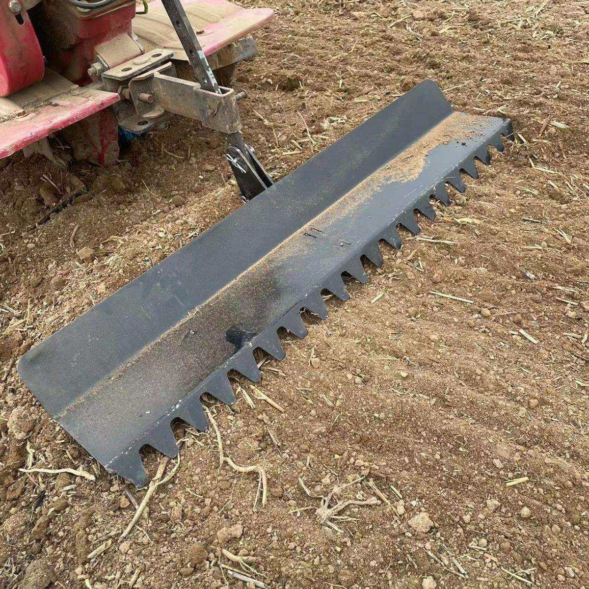 Comprehensive collection of micro tillage accessories for flat ground 06136 universal agricultural 2 leveling rake 2 scrapers