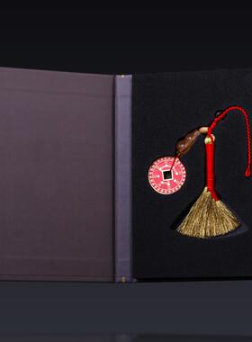 金扫把挂件金扫帚手工编织工艺品钥匙扣包包男士女士随身佩戴挂饰