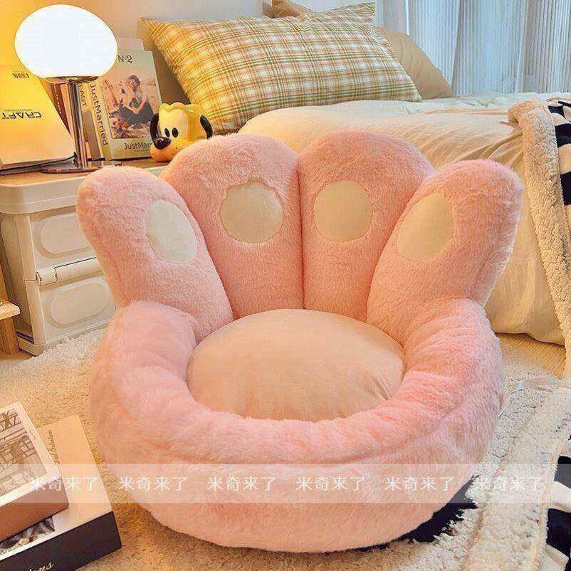 Cat claw futon cushion plush cushion floor tatami bedroom bay window floor backrest integrated lazy sofa