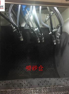 喷砂机厂家供应BZ-1000-6履带式喷砂机，五金件去毛刺自动喷砂机