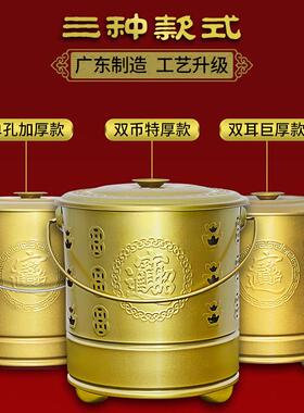 不锈钢烧金桶 耐高温烧炉桶 家用元宝铁桶无烟炉焚烧纸久烧不变色