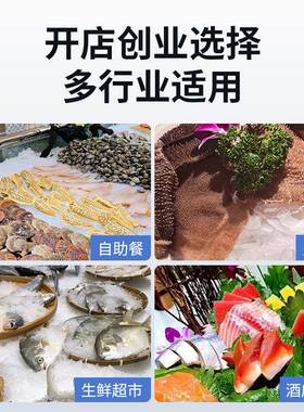 片冰机商用全自动大型200公斤海鲜超市火锅店鳞片冰制冰机