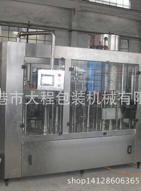 24头全自动自流式灌装机饮料果汁矿泉水液体多头灌装机设备