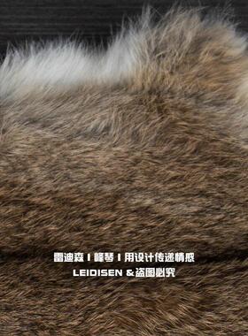 新中式样板间衣帽间化妆台装饰品摆件轻奢兔毛桌垫家居软装饰品