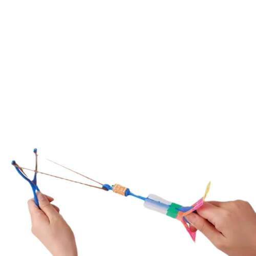 Glowing Sling Shot Arrows, Large Flying Light-Up Bamboo Drag - 图3