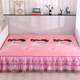 Big kang skirt Tatami bed skirt One side skirt Lace lace bed cover Rural big kang side Kang skirt Four season bed sheets
