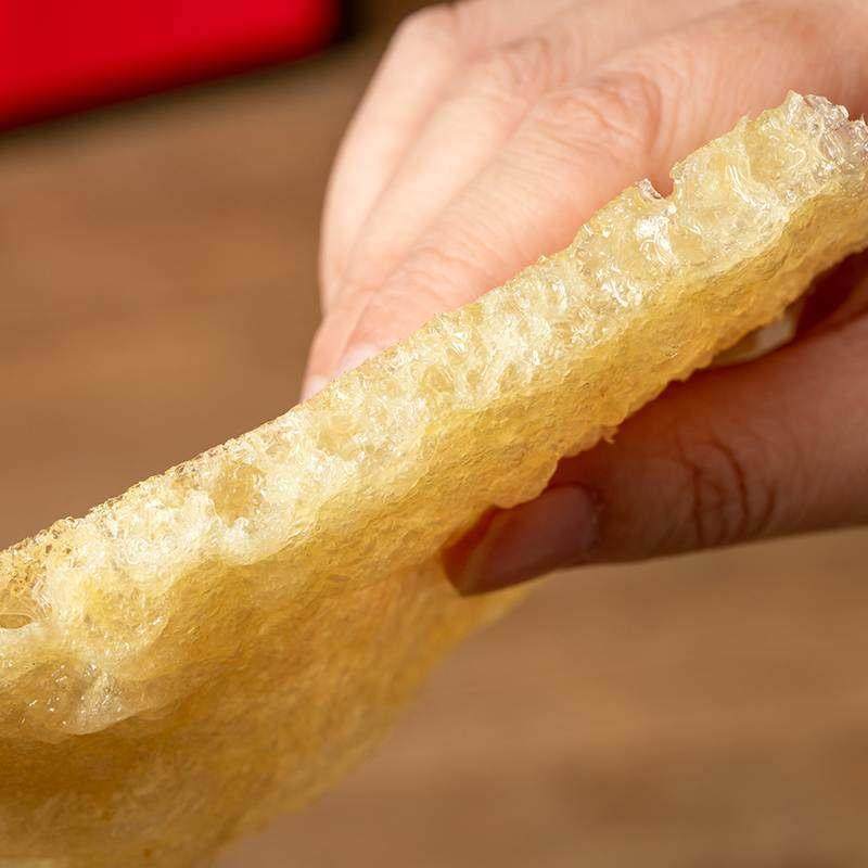 上海特产三林塘肉皮油炸猪皮干货年货江苏三林油发皮肚500g礼盒装,淘宝优惠券,粉丝福利购,淘宝优惠卷