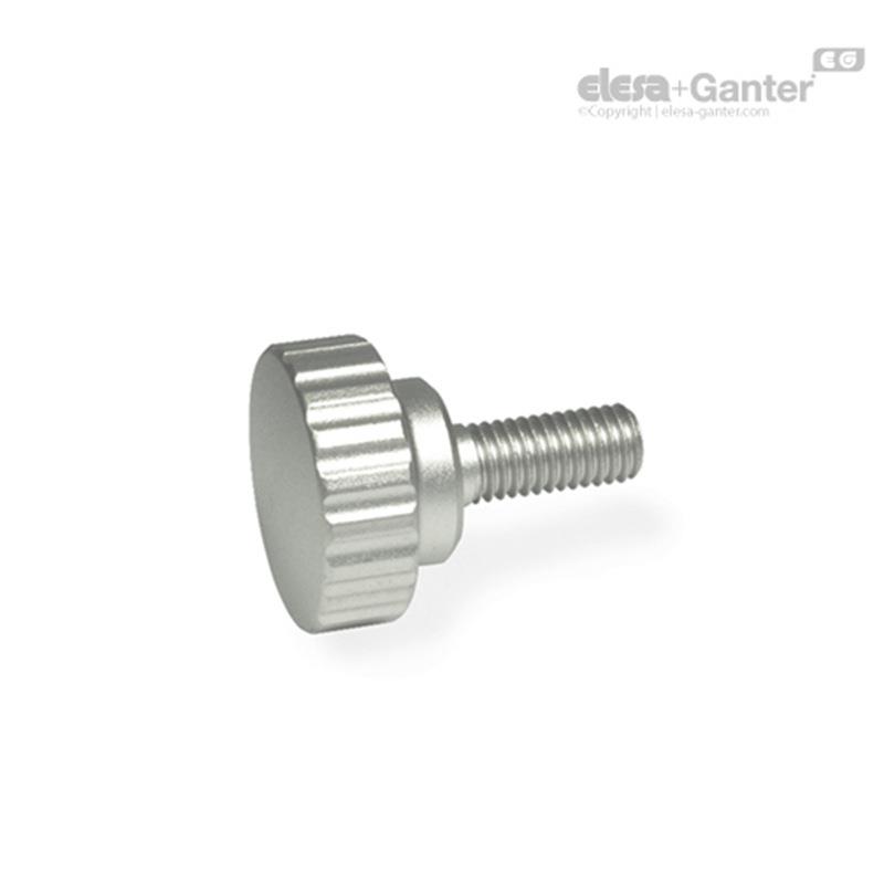 Elesa Ganter伊莉莎冈特 GN 535 不锈钢滚花螺钉 - 图0