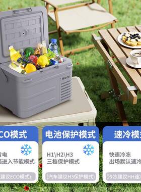 惠康车载冰箱压缩机制冷大货车家两用冷冻冷藏户外12v24v移动冰箱