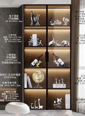 轻奢高档电镀陶瓷摆饰组合套装客厅酒柜电视柜装饰品桌面玄关摆件