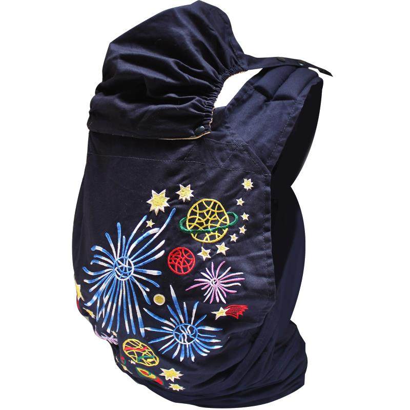 婴儿宝宝前抱后背式简易刺绣老式传统大孩背带背巾背袋抱娃神器,淘宝优惠券,粉丝福利购,淘宝优惠卷