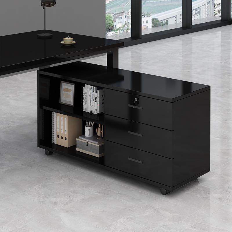 文件柜桌下收纳柜办公柜置物柜边柜木质落地收纳柜矮柜带锁抽屉柜,淘宝优惠券,粉丝福利购,淘宝优惠卷