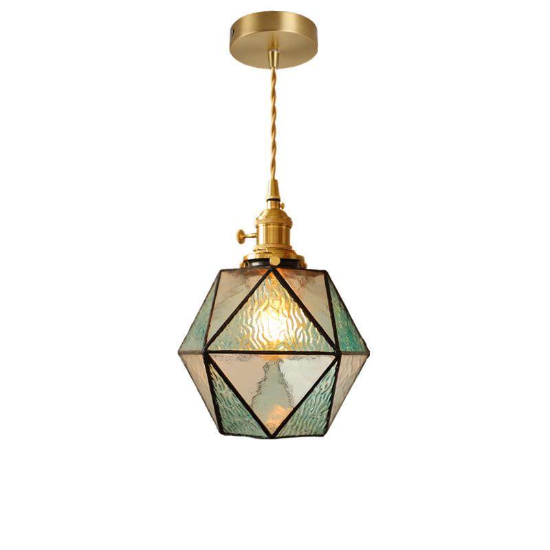 复古玻璃吊灯黄铜日式酒吧餐厅吧台灯卧室床头民宿温馨怀旧装饰灯,淘宝优惠券,粉丝福利购,淘宝优惠卷