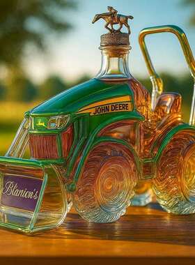 跨境新品 John Deere Tractor Whisky Bottle 有趣的威士忌酒瓶
