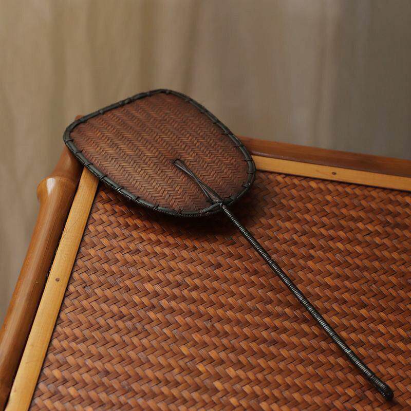 日式迷你长柄扇子茶炉扇炭炉宫廷中国风团扇竹编凉炉扇复古道具,淘宝优惠券,粉丝福利购,淘宝优惠卷