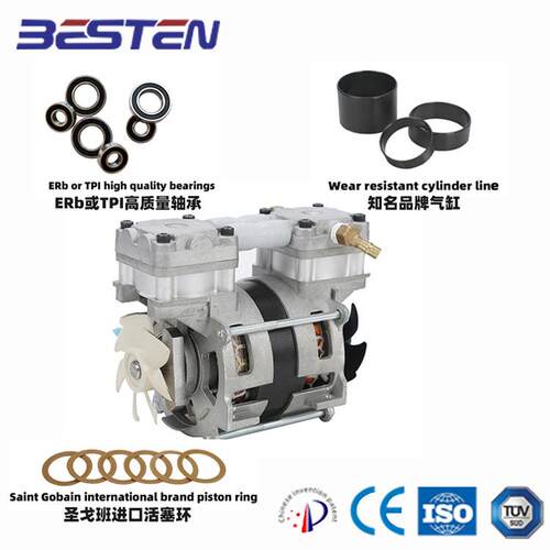 1L2L制氧机真空泵的无油空气压缩机100W1.4barAC110V220V/50Hz - 图1