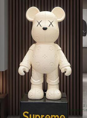 高档皮纹暴力熊客存钱罐件厅电视F9879HS8柜旁落地号摆家居装大饰