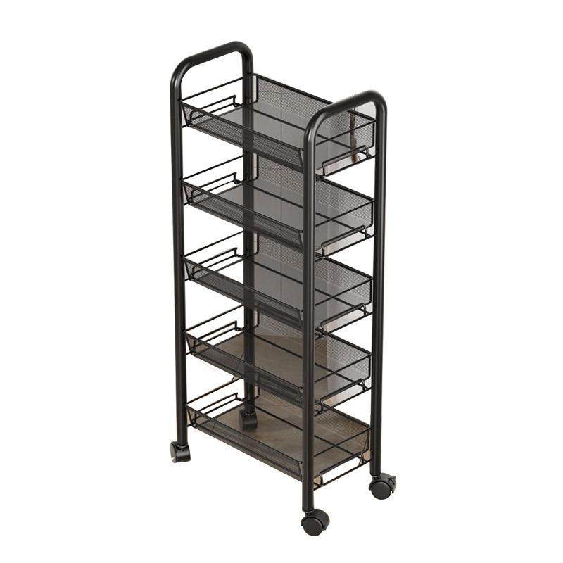 碳钢厨房落地置物架多层家用可移动小推车储物架蔬菜篮收纳用品,淘宝优惠券,粉丝福利购,淘宝优惠卷