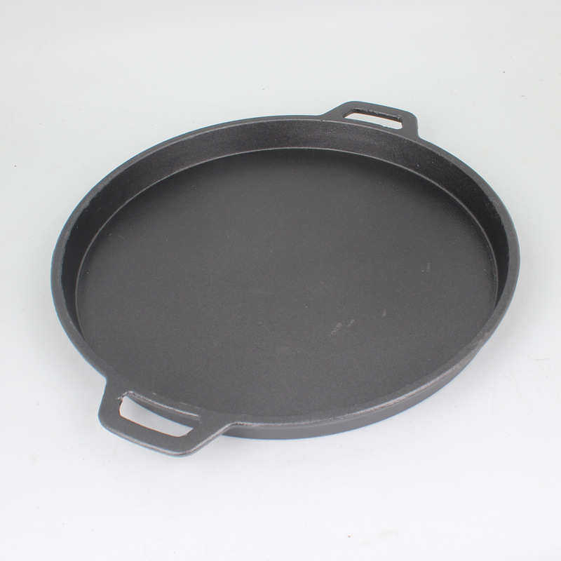 33厘米双耳韩式烧烤盘 铁板烧 铸铁烤盘 烤肉盘,商用铁板,淘宝优惠券,粉丝福利购,淘宝优惠卷