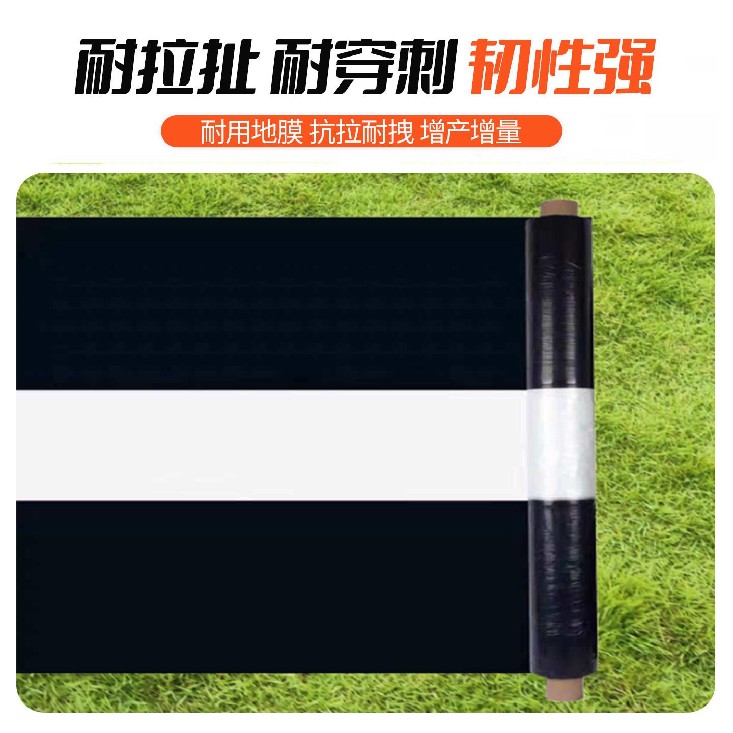 Agricultural black and white PE mulch film, agricultural film, thermal insulation, anti-aging, greenhouse film, planting film, factory direct sales and customization