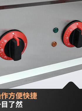 冠佳商用电热平扒炉 多功能不锈钢铁板扒炉 手抓饼机烤串煎饼扒炉