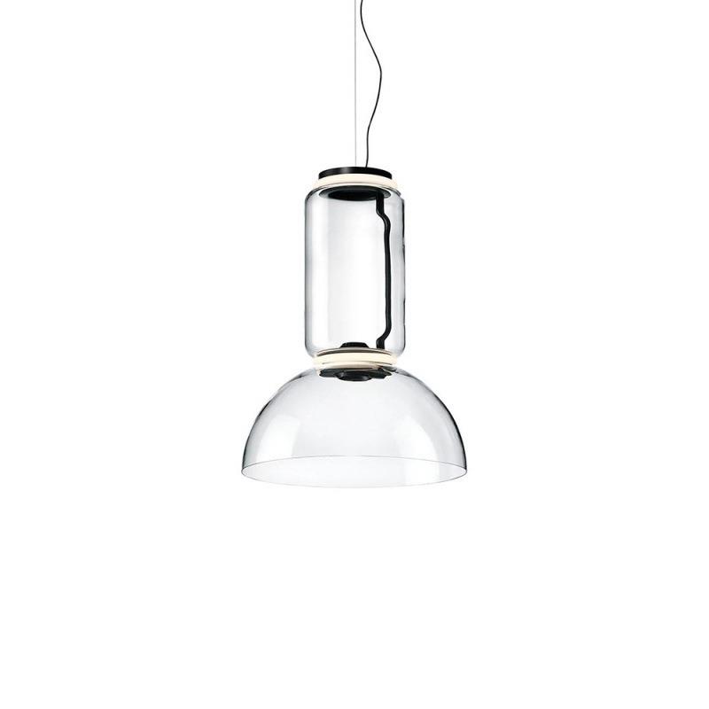 现代简约玻璃拼接时光隧道餐厅挑空吊灯别墅艺术装饰灯 - 图3