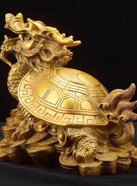 厂家 铜龙龟摆件 八卦龙龟 母子 铜器工艺品礼品 佛具