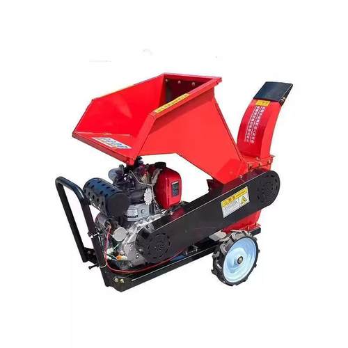 果园树枝粉碎机秸秆碎木机碎枝机柴油汽电多功能移动粉碎园林树木 - 图3