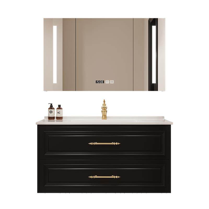 法式覆古浴室柜组合卫生间陶瓷一体盆洗漱台橡木烤漆洗手池洗脸盆,淘宝优惠券,粉丝福利购,淘宝优惠卷