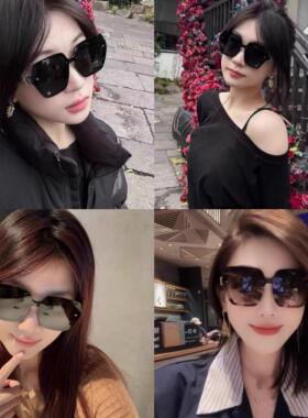 2025新款轻奢太阳眼镜女士抗UV大脸显脸小开车高清偏光太阳镜防晒