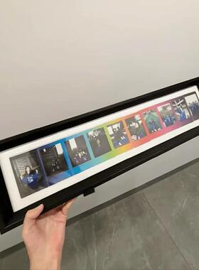压克力彩虹相纸相框摆台件手工DIY空框拍立得3寸5寸照片拼图高级