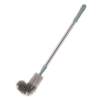 Steel ball brush long handle toilet brush household no dead angle toilet brush squat toilet 2026 new right angle cleaner
