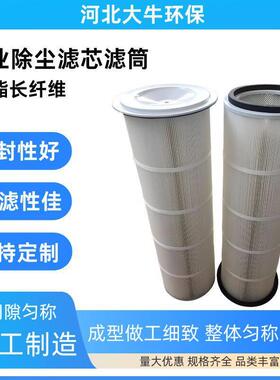 工除尘业滤芯耐温防静无506除尘电器滤筒纺布除尘滤芯