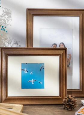 欧式7寸68101216a实木像框挂墙画定制成画框JC204洗照片4做相框摆