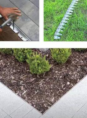 不锈钢草石隔离带园林景观绿化带挡土板隔根板阻根带分隔带护栏