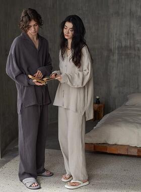 Women Luxury Pajamas Men Sleepwear home clothing男女睡衣裤套